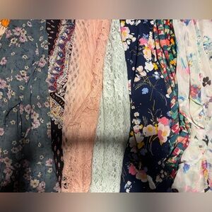 LOT of 7 Kimonos/ Cardigans